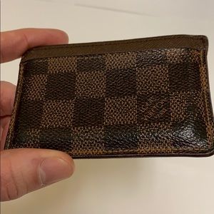 100% authentic Louis Vuitton card wallet